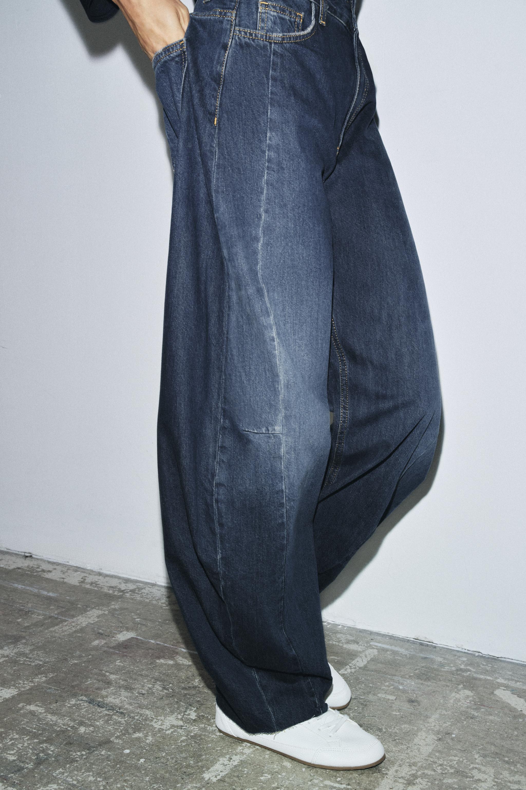 ZW COLLECTION MID-RISE BARREL JEANS